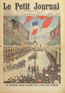 Visita de Estado a París del Rey Jorge V y la Reina María en abril de 1914, portada de 